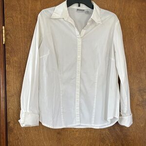 Investments Women's White Button-Down Shirt